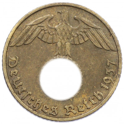 5 рейхспфеннигов 1937 года E Германия