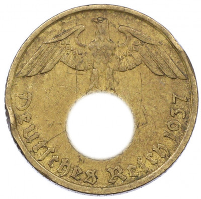 5 рейхспфеннигов 1937 года G Германия