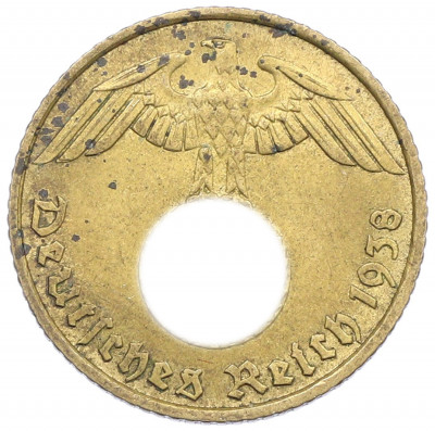 5 рейхспфеннигов 1938 года J Германия