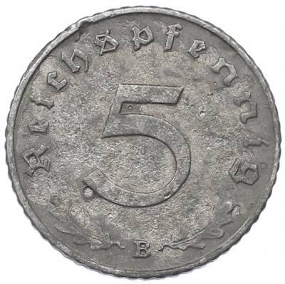 5 рейхспфеннигов 1941 года B Германия