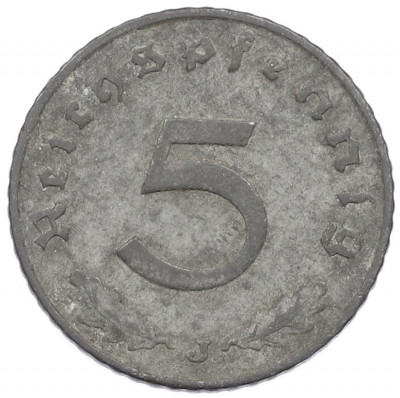 5 рейхспфеннигов 1941 года J Германия
