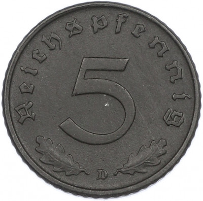 5 рейхспфеннигов 1947 года D Германия
