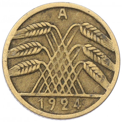 5 рентенпфеннигов 1924 года A Германия