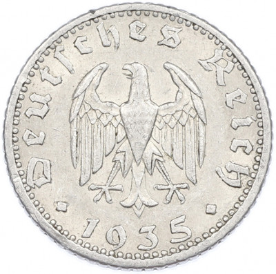 50 рейхспфеннигов 1935 года F Германия