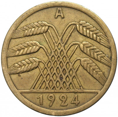 50 рентенпфеннигов 1924 года A Германия