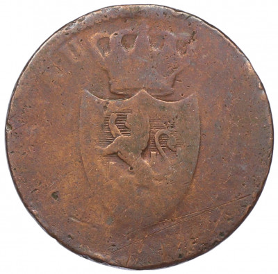 1 крейцер 1848 года Нассау