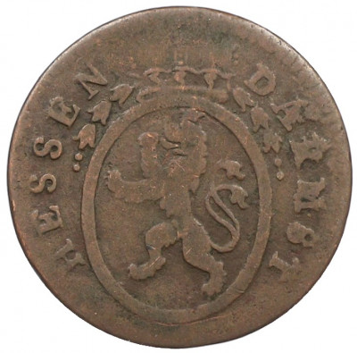 1 пфенниг 1790 года Гессен-Дармштадт