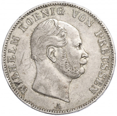 1 союзный талер 1862 года A Пруссия