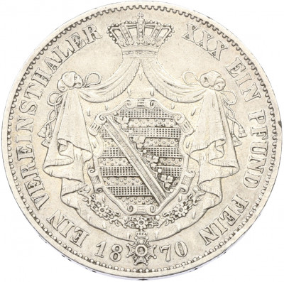 1 союзный талер 1870 года B Саксен-Кобург-Гота