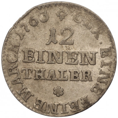 1/12 талера 1763 года Саксония