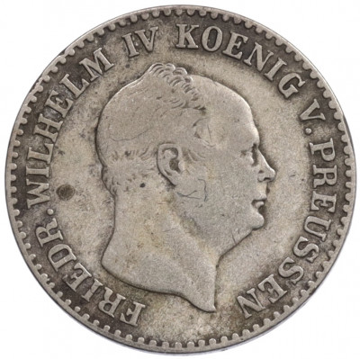 2 1/2 серебряного гроша 1856 года A Пруссия
