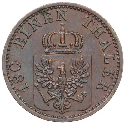 2 пфенига 1868 года B Пруссия