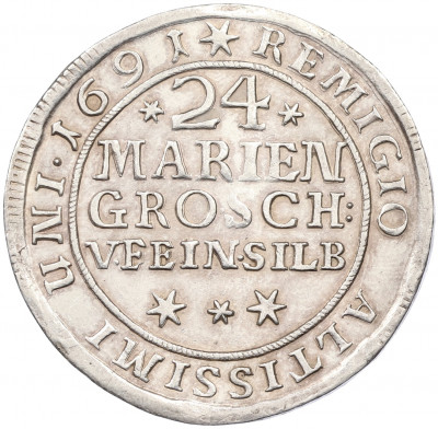 24 мариенгроша 1691 года Брауншвейг-Вольфенбюттель