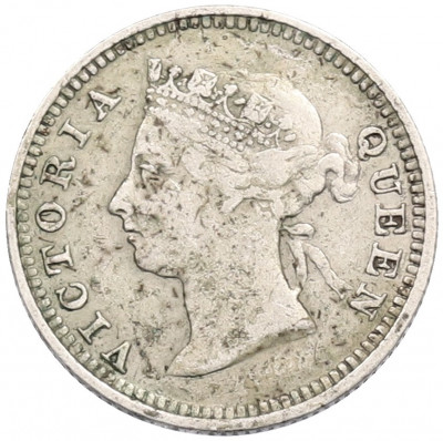 5 центов 1888 года Гонконг