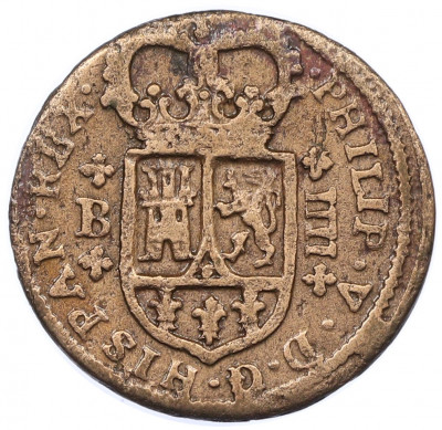 4 мараведи 1720 года Испания