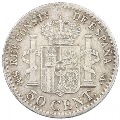 50 сентимо 1904 года Испания