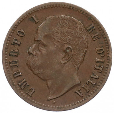 2 чентезимо 1900 года Италия