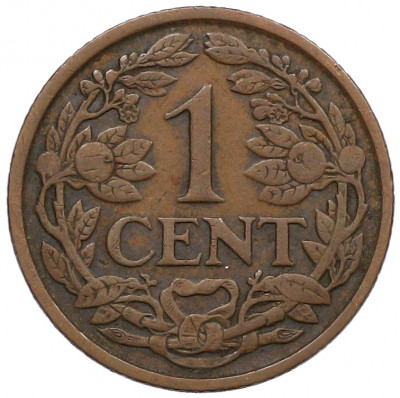 1 цент 1928 года Нидерланды