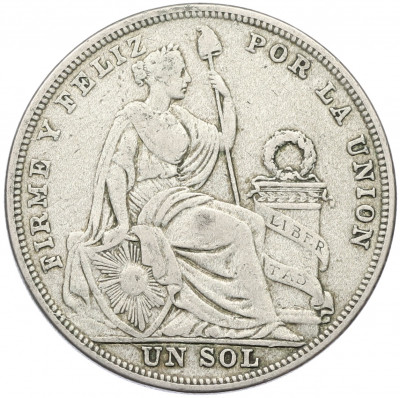 1 соль 1924 года Перу