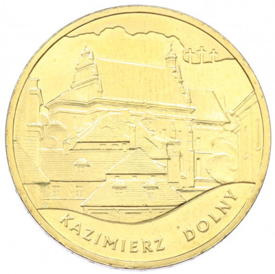 2 злотых 2008 года Польша «Памятники Польши — Казимеж-Дольны»