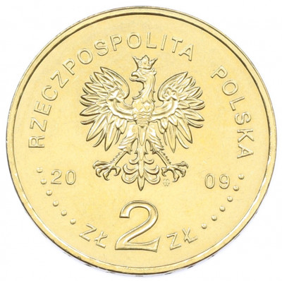 2 злотых 2009 года Польша «Поляки спасавшие евреев»
