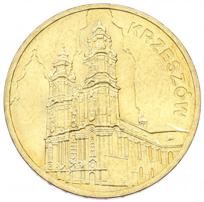 2 злотых 2010 года Польша «Памятники Польши — Кшешув»