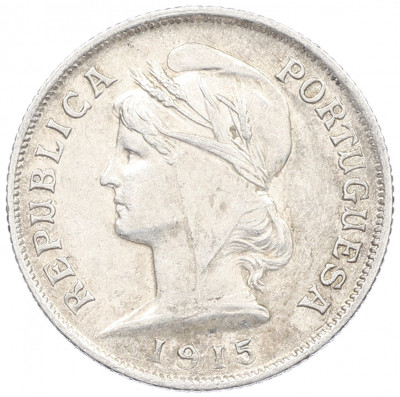 10 сентаво 1915 года Португалия