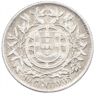 10 сентаво 1915 года Португалия