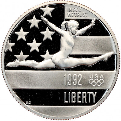 1/2 доллара (50 центов) 1992 года S США «XXV летние Олимпийские Игры 1992 в Барселоне»