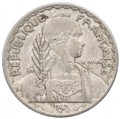 10 сантимов 1941 года Французский Индокитай