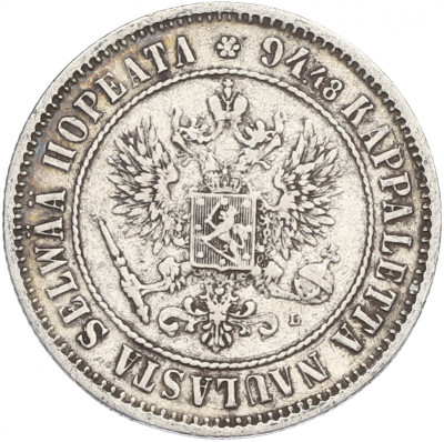 1 марка 1890 года Русская Финляндия