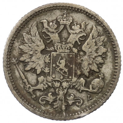 25 пенни 1890 года Русская Финляндия