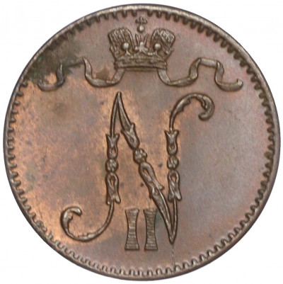 1 пенни 1900 года Русская Финляндия