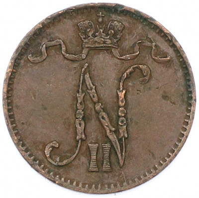 1 пенни 1901 года Русская Финляндия