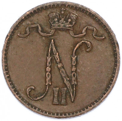 1 пенни 1905 года Русская Финляндия