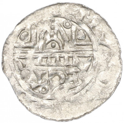 Денарий 1054-1076 года Утрехт — епископ Вильгельма I (Вильгельм ван Понт)