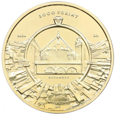 3000 форинтов 2024 года Венгрия «800-летие со дня рождения святой Кинги Польской»
