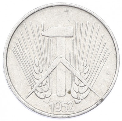 1 пфенниг 1952 года A Восточная Германия (ГДР)