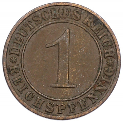1 рейхспфенниг 1934 года A Германия