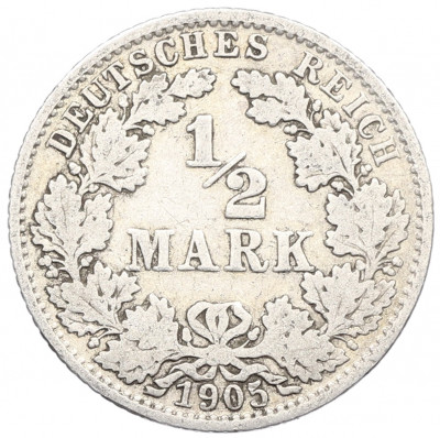 1/2 марки 1905 года A Германия