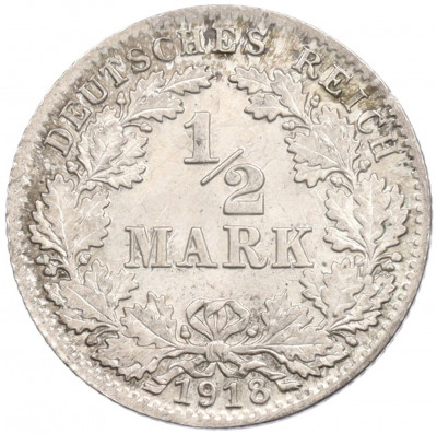 1/2 марки 1918 года D Германия