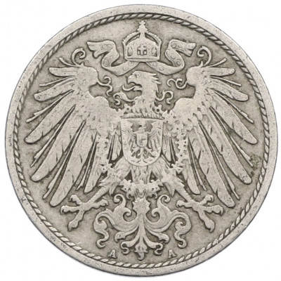 10 пфеннигов 1900 года A Германия