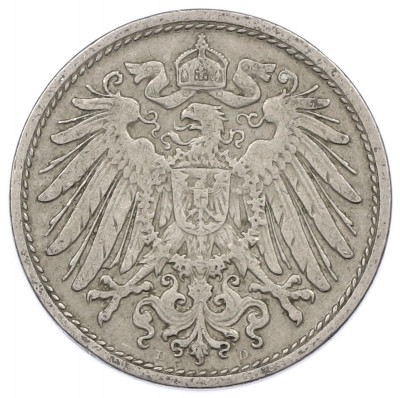 10 пфеннигов 1903 года D Германия
