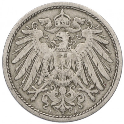 10 пфеннигов 1907 года A Германия