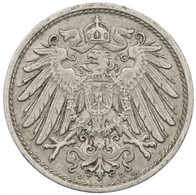 10 пфеннигов 1913 года D Германия