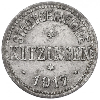 10 пфеннигов 1917 года Германия — город Китцинген (Нотгельд)