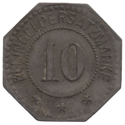 10 пфеннигов 1917 года Германия — город Эрштайн (Нотгельд)