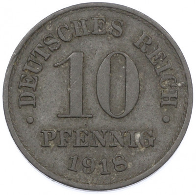 10 пфеннигов 1918 года Германия