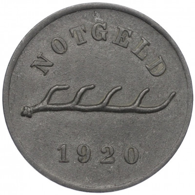 10 пфеннигов 1920 года Германия — город Ногольд (Нотгельд)