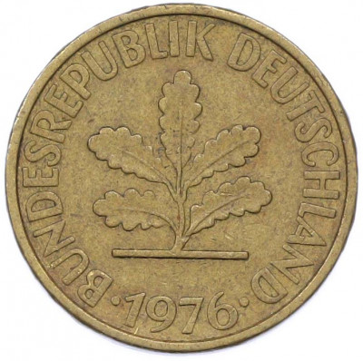 10 пфеннигов 1976 года G Германия